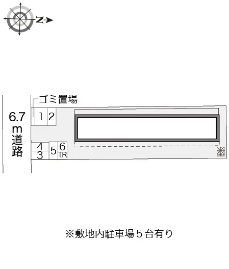 ★手数料０円★川崎市中原区下小田中１丁目　月極駐車場（LP）